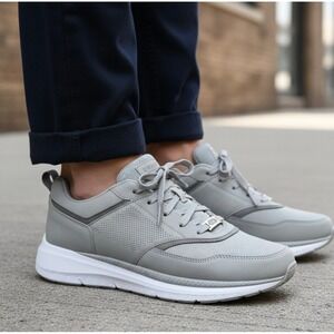 NWT‎ Dockers Mens 11W Gray Comfort Flex Walker Shoes Shock Absorbant Insole